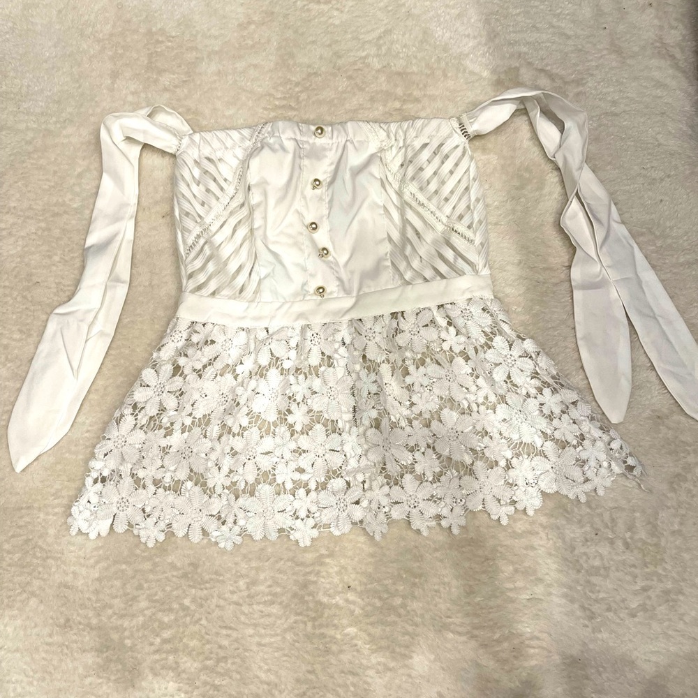 Zaful Lace Crop Top